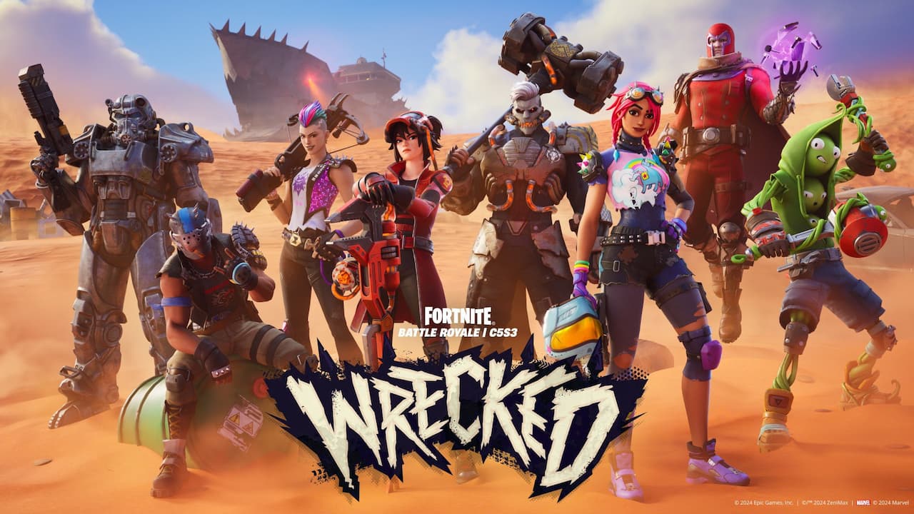 Fortnite Chapter 5 Season 3 wrecked promotional image
