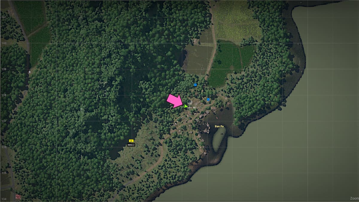 A cropped area of the map in Gray Zone Warfare