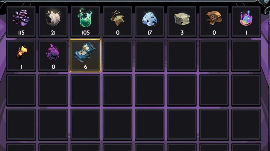 Rubbish in Melinoe's inventory in Hades 2