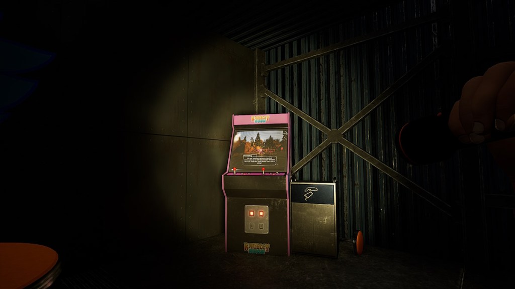 The arcade machine in Jetstream Junction in Indigo Park.