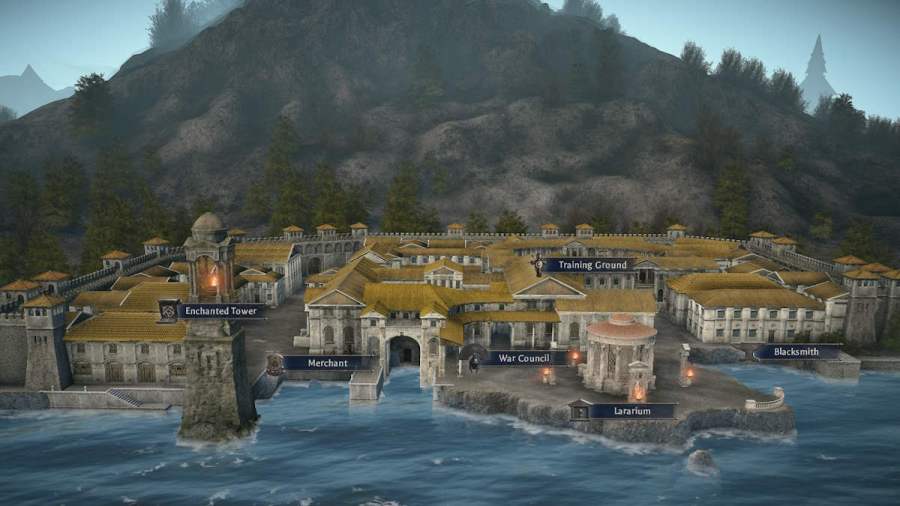 The main view of Nova Roma in King Arthur: Legion IX