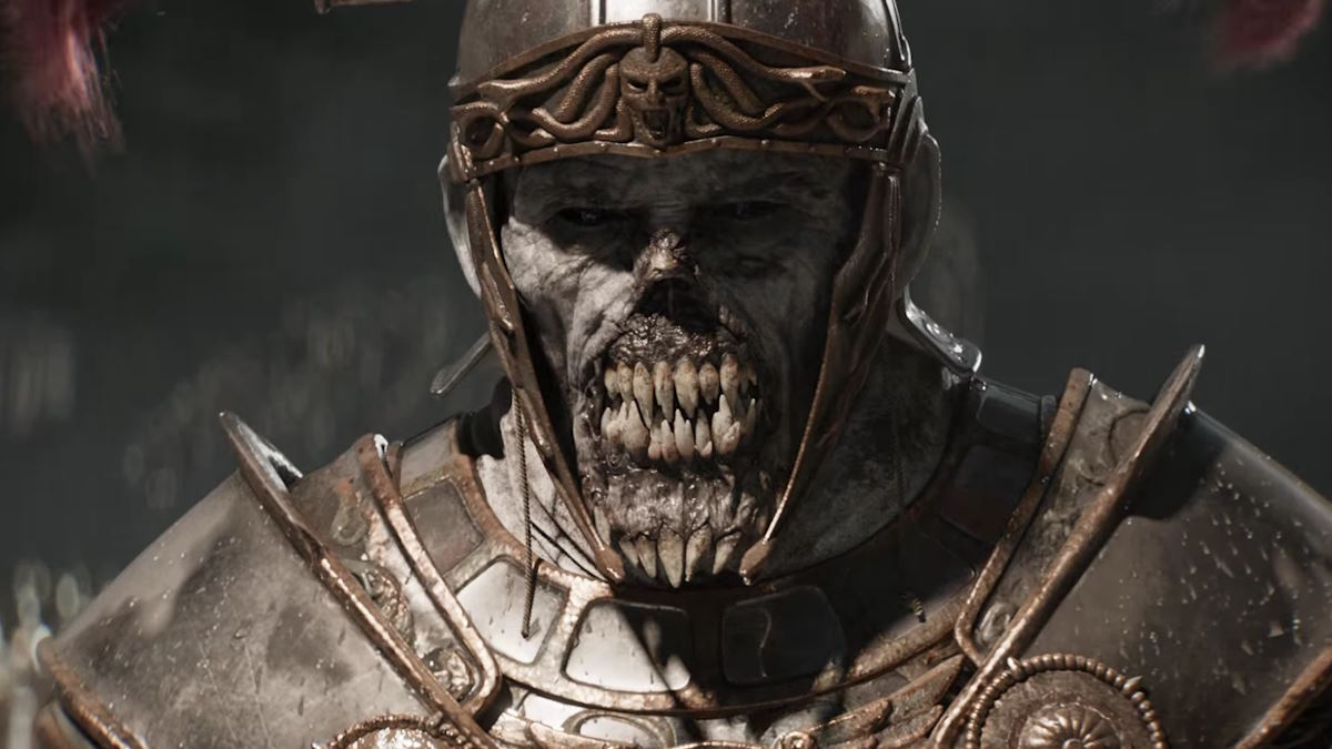 A zombie centurion from the opening scene of King Arthur: Legion IX