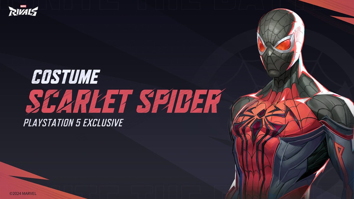 The Scarlet Spider costume for Spider-Man in Marvel Rivals