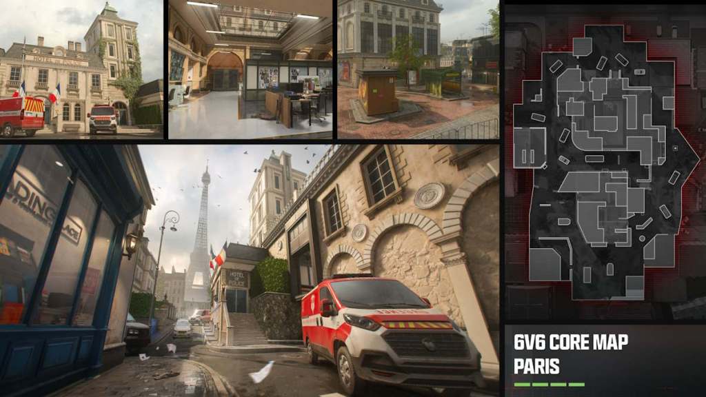 The Paris map in Modern Warfare 3.