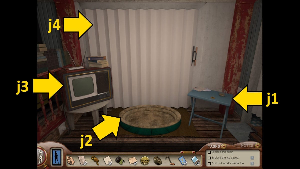 Searching the dog's bed in Nancy Drew: Sea Of Darkness