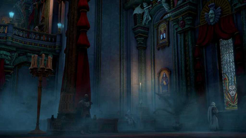 Man praying in stronghold - Pathfinder Wrath of the Righteous