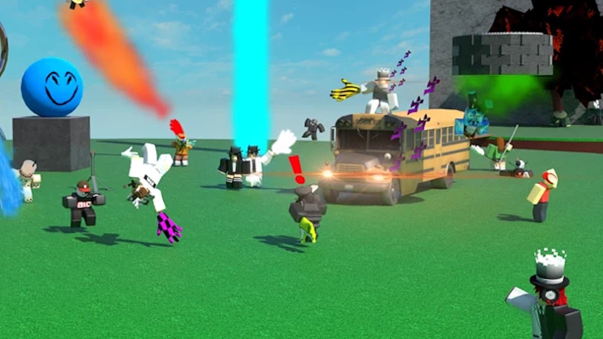 Battle in progress in Roblox Slap Battles