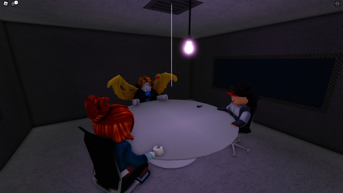 The spider choosing its victim in Roblox spider