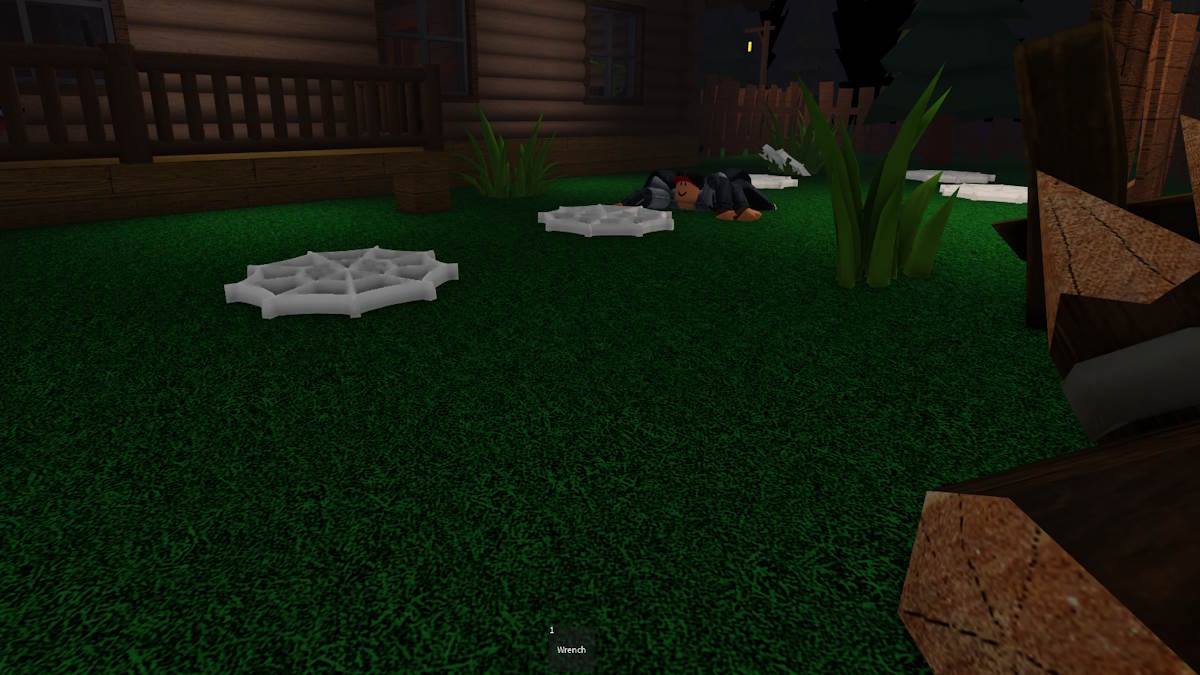 The spider laying spider webs in Roblox Spider