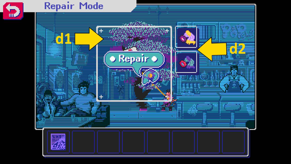 Repairing the second memory in the busan bar in Read Only Memories: Neurodiver