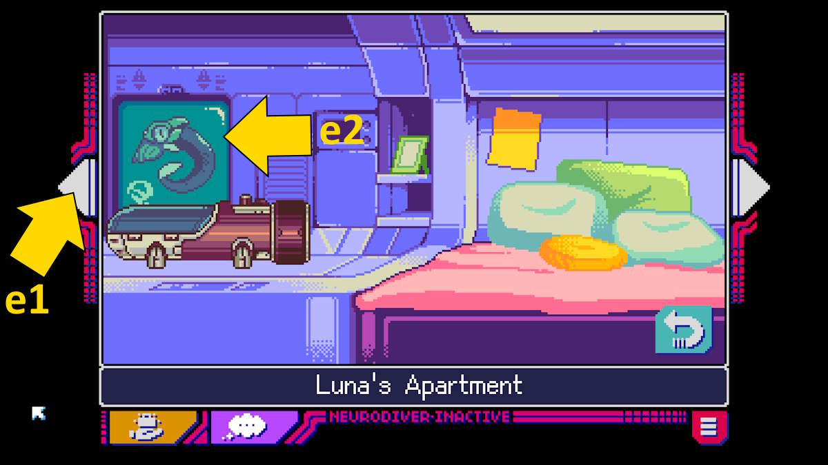 Collecying the neurodiver in Read Only Memories: Neurodiver