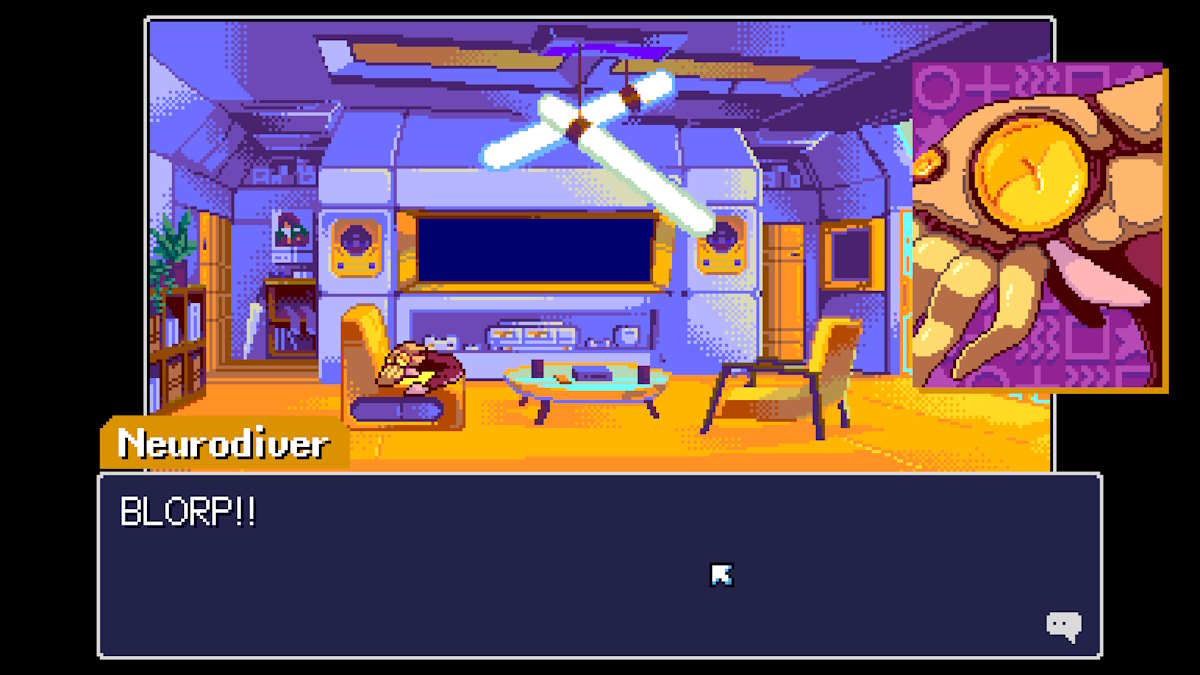 Finding Neurodiver on your couch in Read Only Memories: Neurodiver