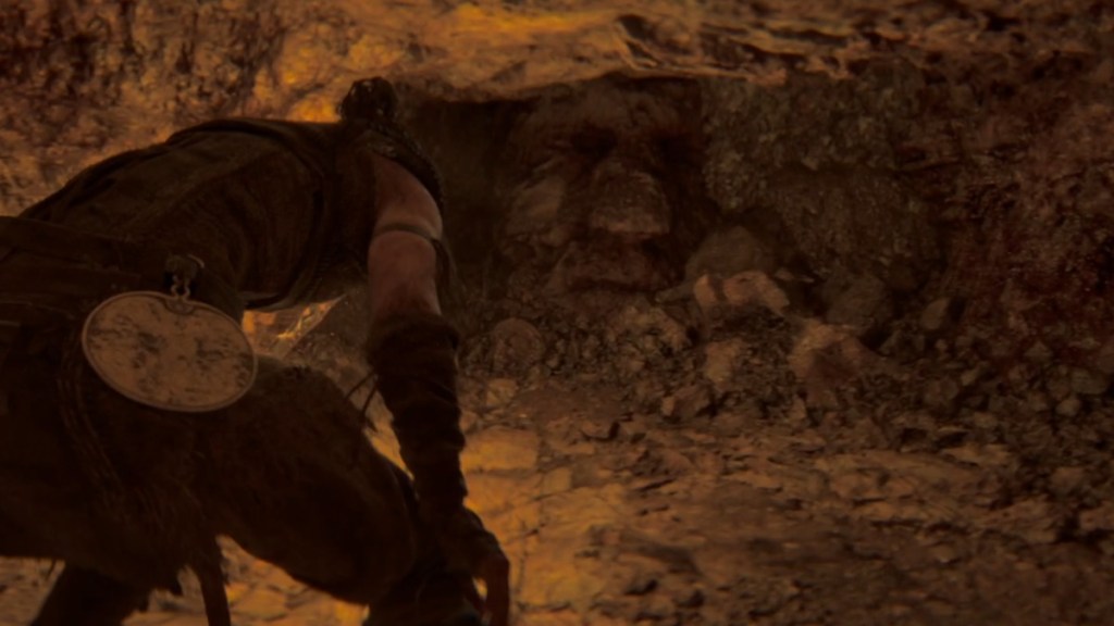 Hidden face in the caves of Senua's Saga: Hellblade II