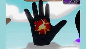 Retro Glove item from Roblox Slap Battles