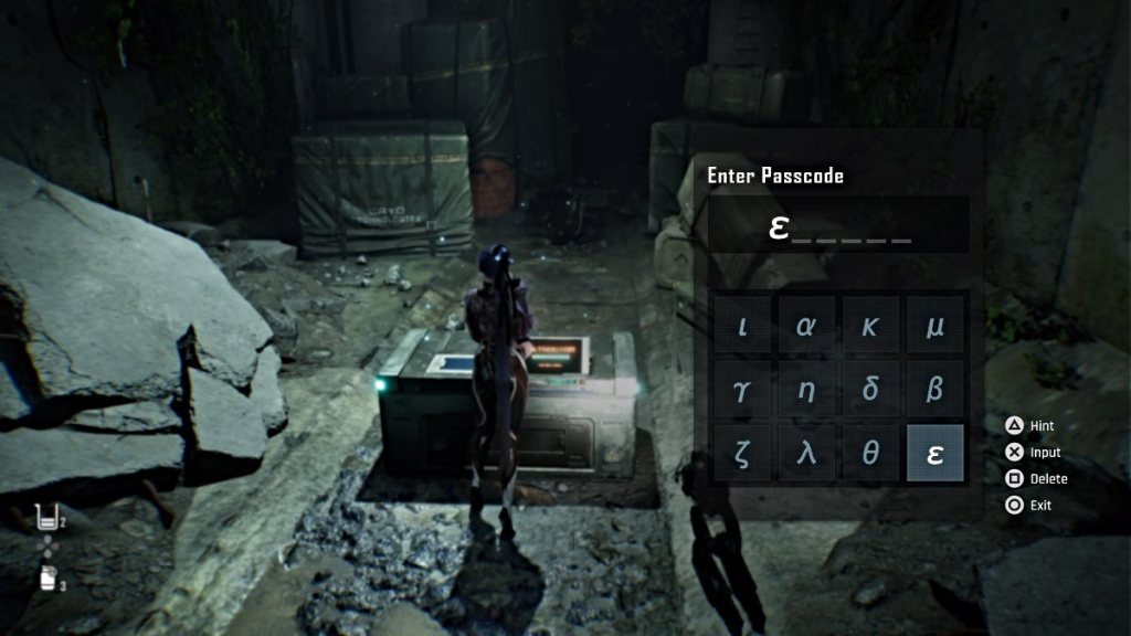 The passcode chest in the Underground Sewer Area of Matrix 11 in Stellar Blade