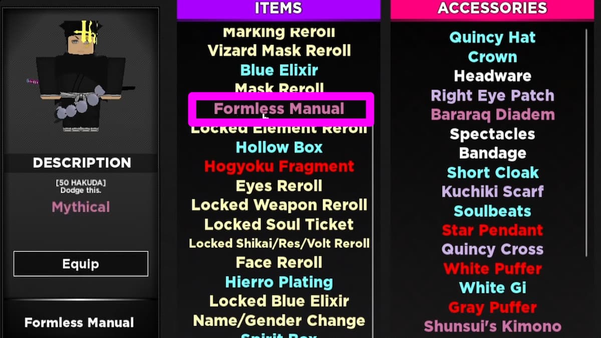 How to get Formless Fighting Style in Type Soul Pro Game Guides