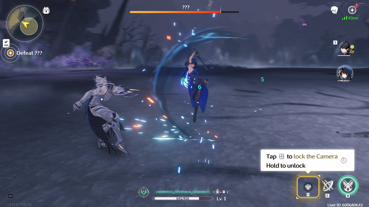 A teammate using their Intro Ability during a combat sequence in Wuthering Waves.