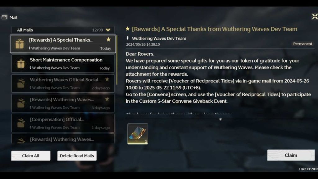 How to use Voucher of Reciprocal Tides in Wuthering Waves | Pro Game Guides