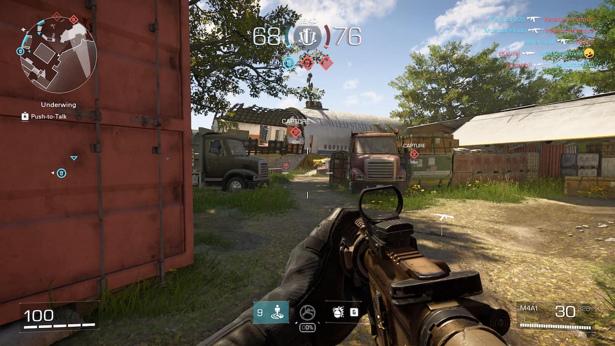 A round of unranked in the free-to-play Ubisoft online shooter XDefiant