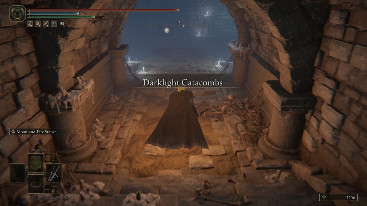 Darklight Catacombs dungeon in Shadow of the Erdtree