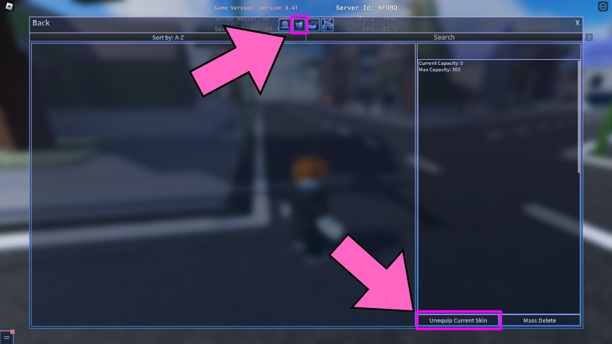 How to Unequip Skins in AUT - Roblox A Universal Time - Pro Game Guides