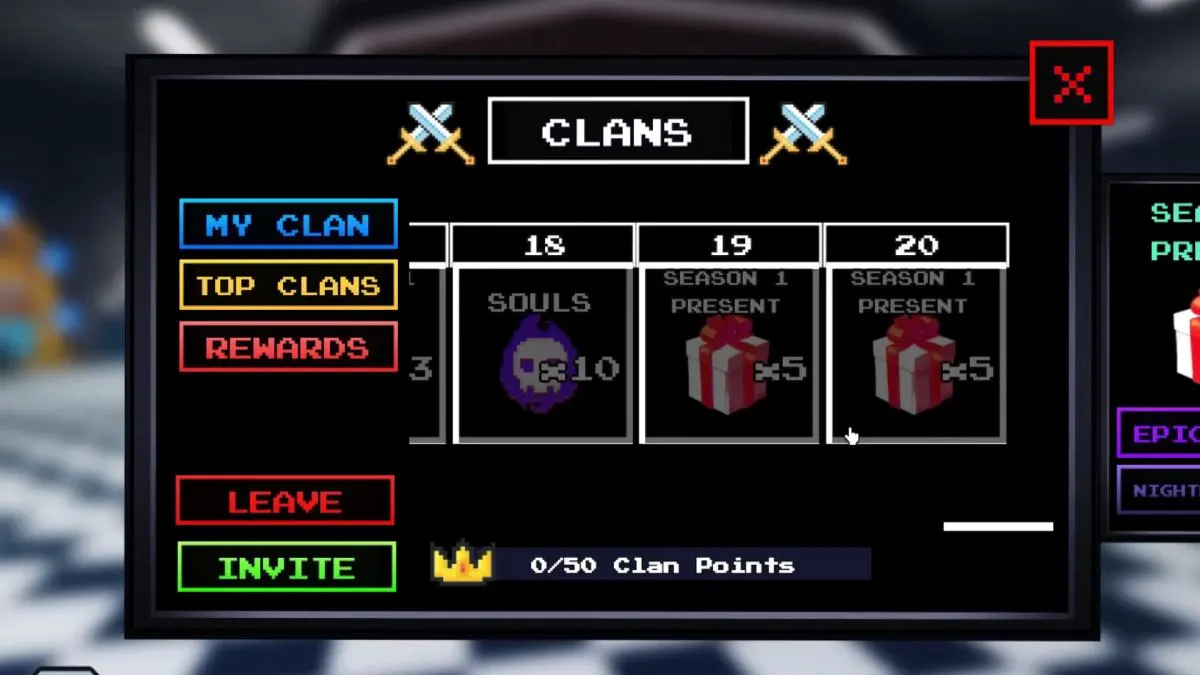 All Clan rewards in Five Nights TD