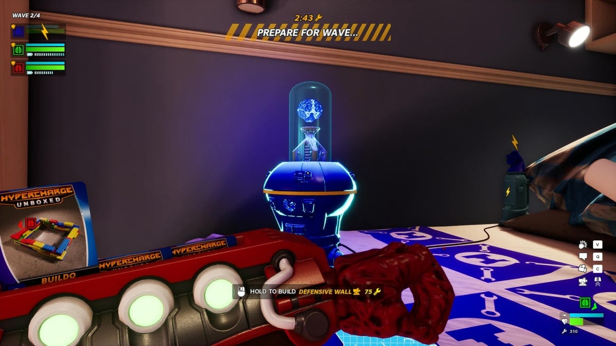The blue core in the map of Hypercharge Unboxed