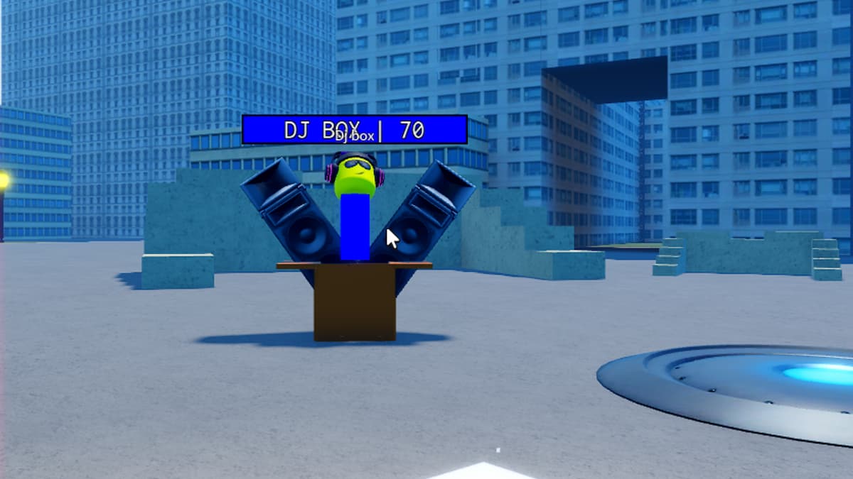 The DJ Box Enemy in Super Box Siege