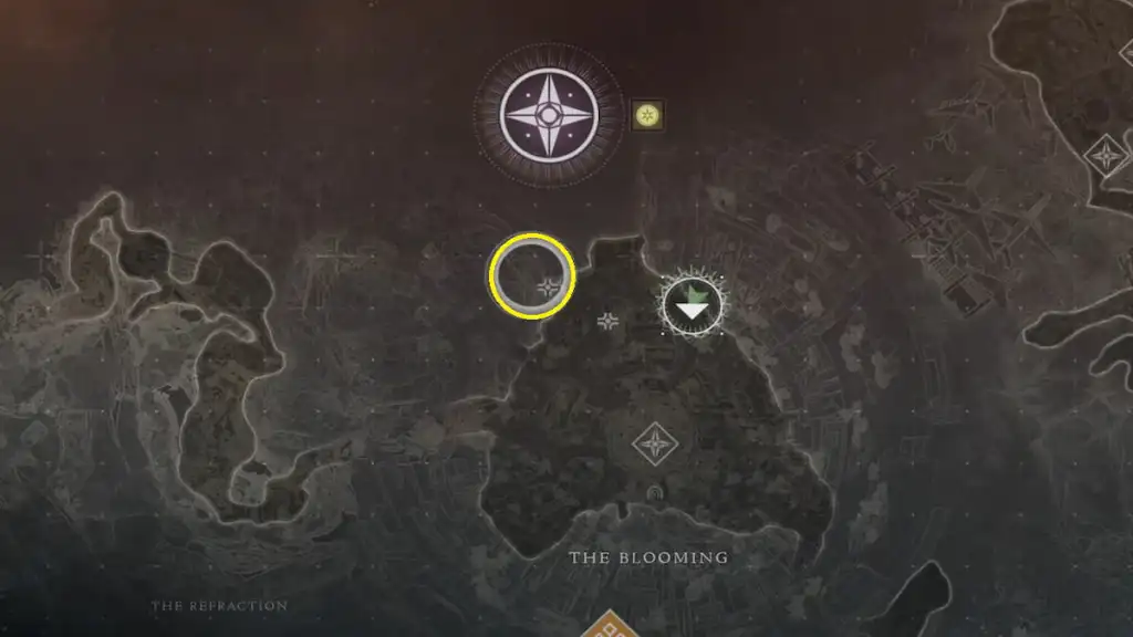 Chest map location in Destiny 2