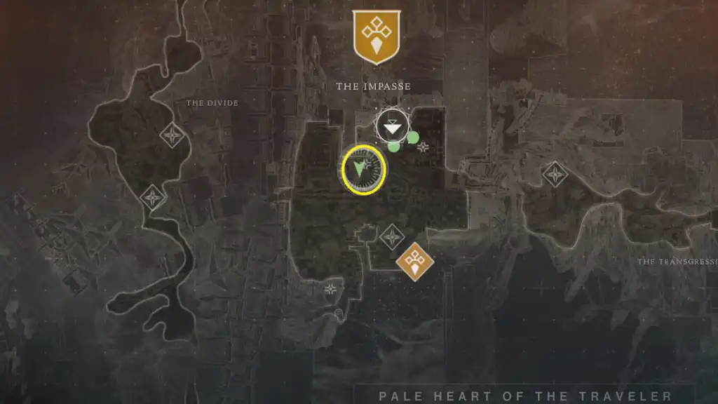 Location chest map in Destiny 2