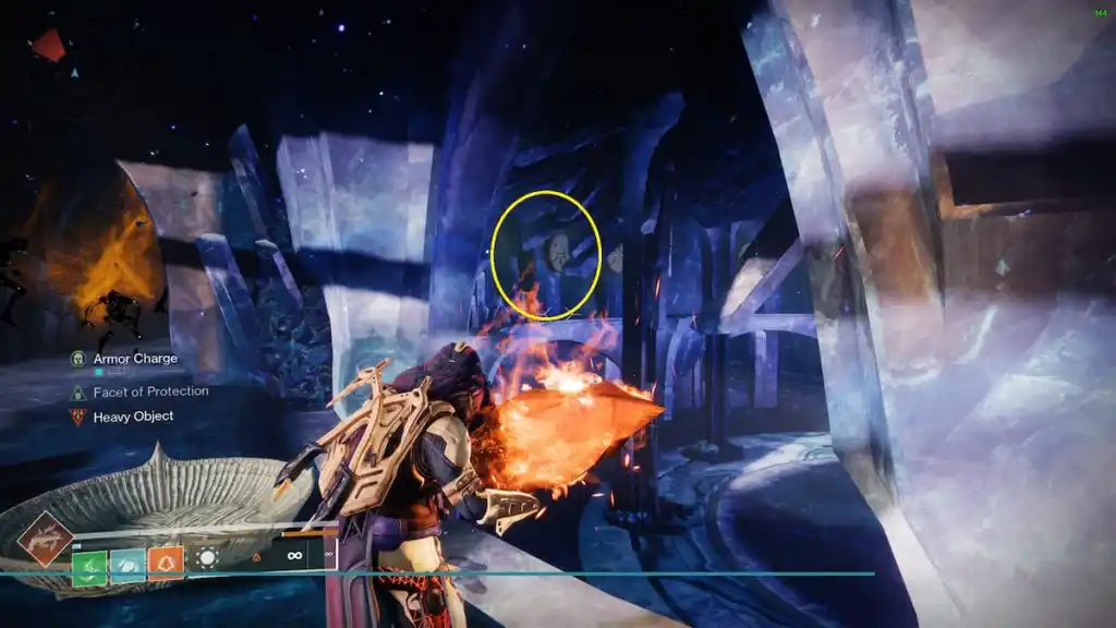The symbol on a pillar in Destiny 2