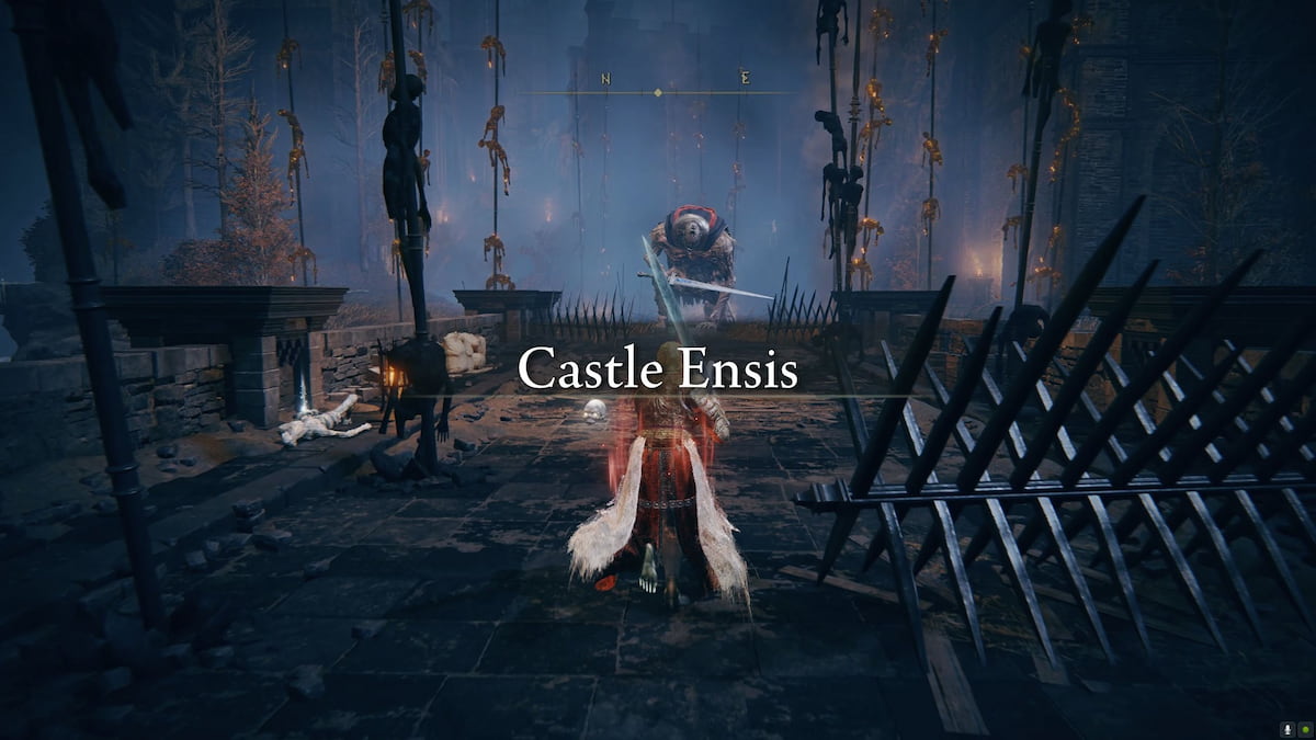 Castle Ensis title screen in Elden Ring Shadow of the Erdtree