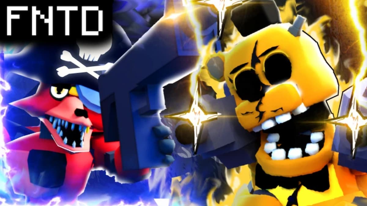 Two characters of FNAF in Roblox