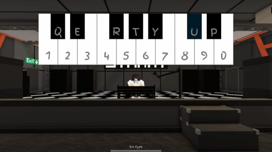 A player playing the Piano in Jujutsu Shenanigans