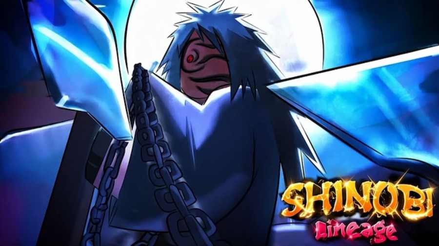 A great ninja standing in Roblox Shinobi Lineage