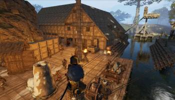 A player seeing his base in Soulmask