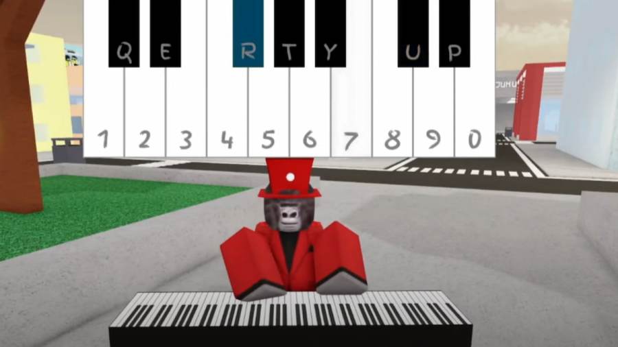 A player playing the Piano in Jujutsu Shenanigans