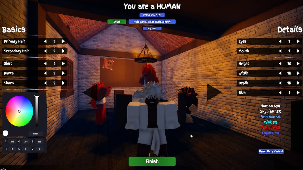 How to get Race Rerolls in GPO - Roblox - Pro Game Guides