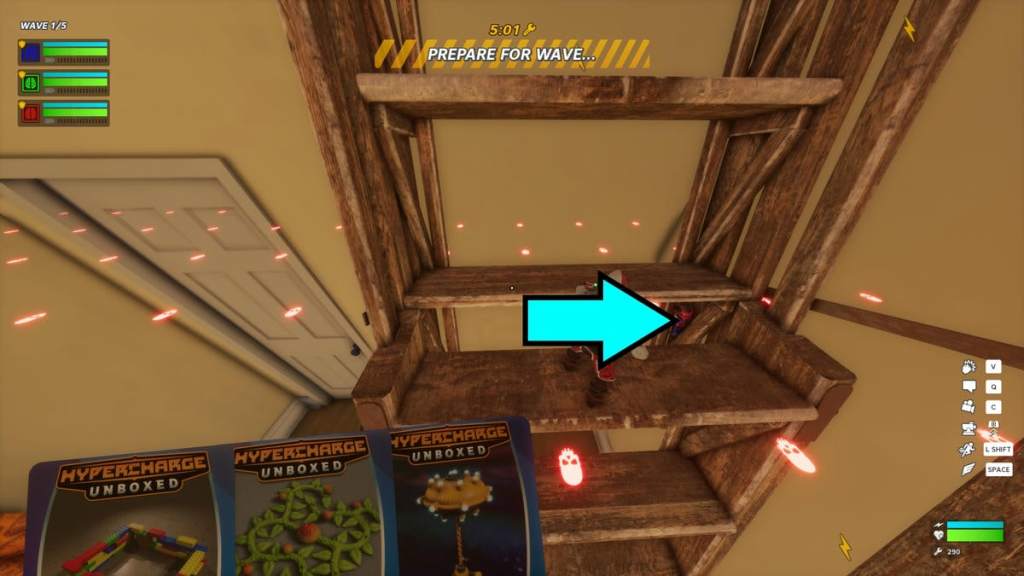 Location of Bobblehead 1 in Hypercharge Unboxed Action Attic