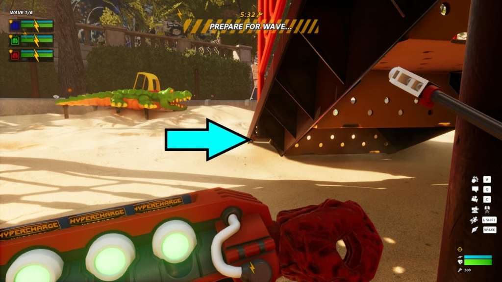 Location of Bobblehead 1 in Hypercharge Unboxed Adventure Dunes