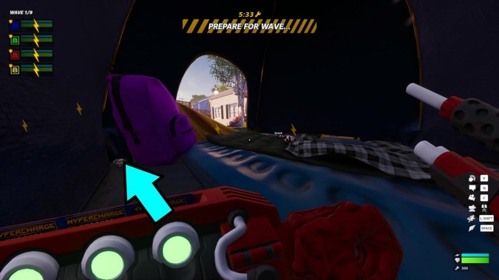 Location of Bobblehead 1 in Hypercharge Unboxed Garden of Evil