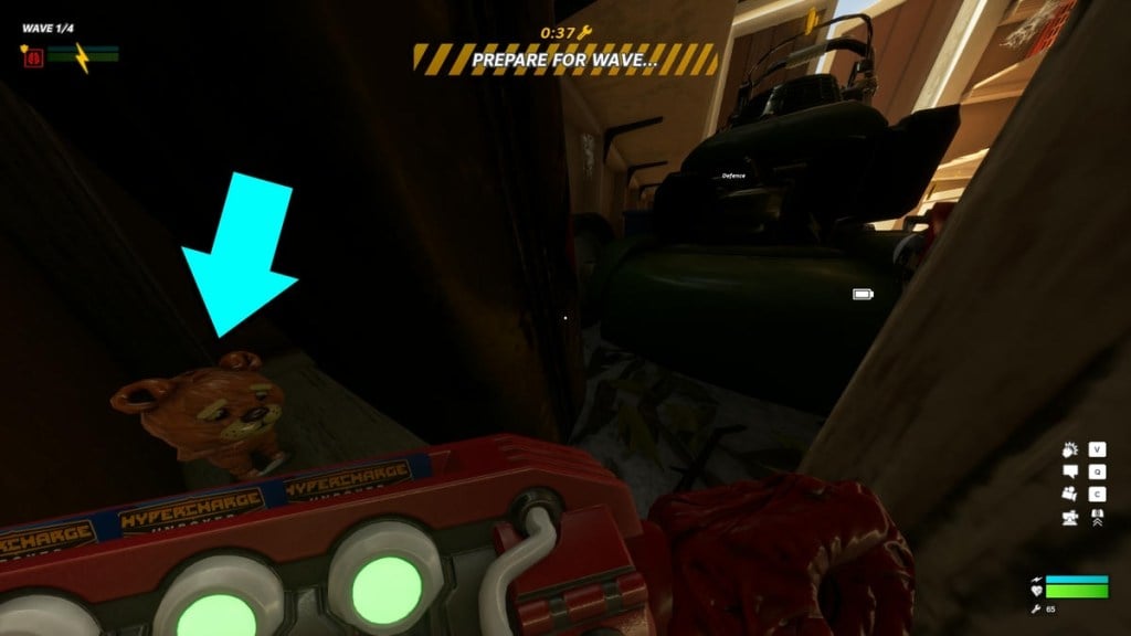 Location of Bobblehead 1 in Hypercharge Unboxed Shed of the Dead