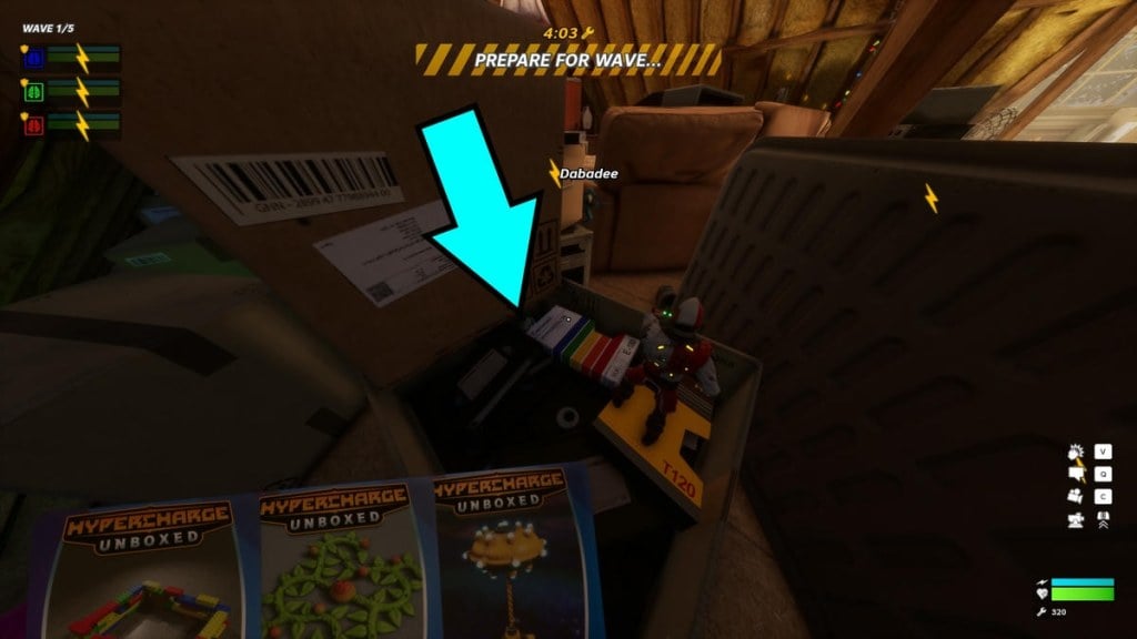 Location of Bobblehead 2 in Hypercharge Unboxed Action Attic