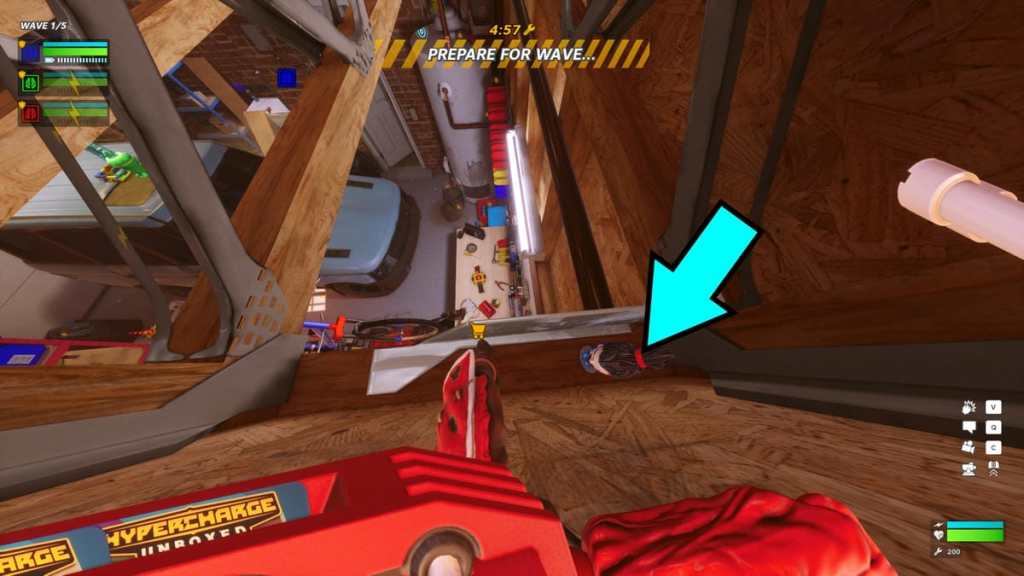 Location of Bobblehead 2 in Hypercharge Unboxed Fort Jeep