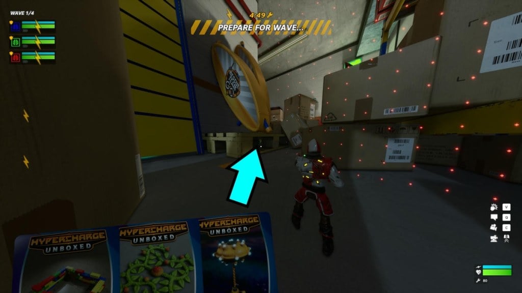 Location of Bobblehead 2 in Hypercharge Unboxed Operation Alley