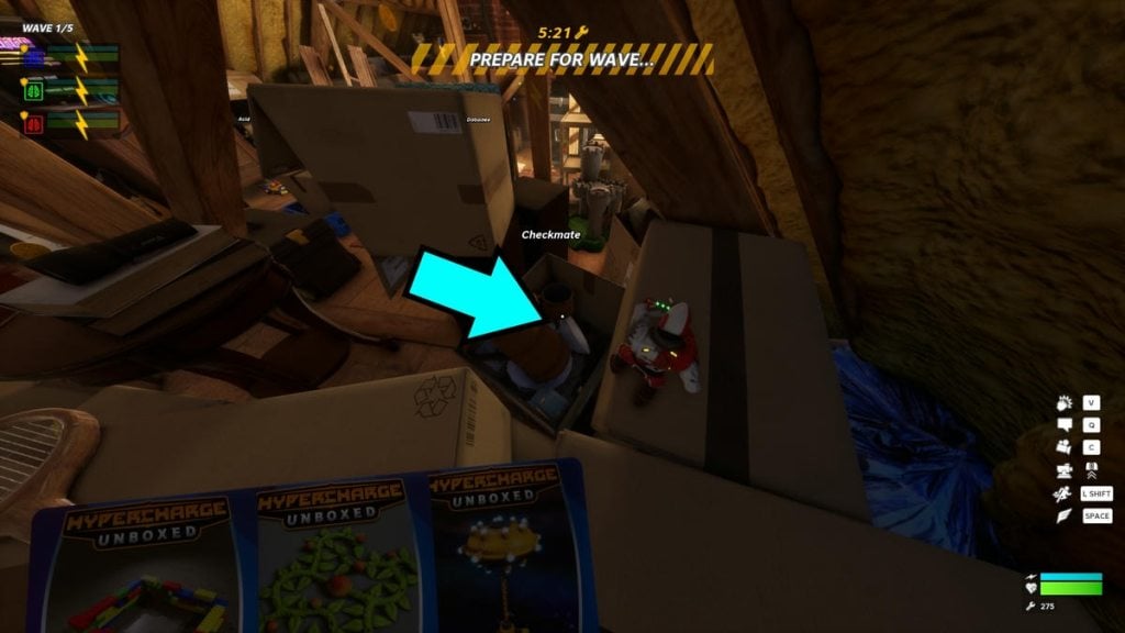 Location of Bobblehead 3 in Hypercharge Unboxed Action Attic