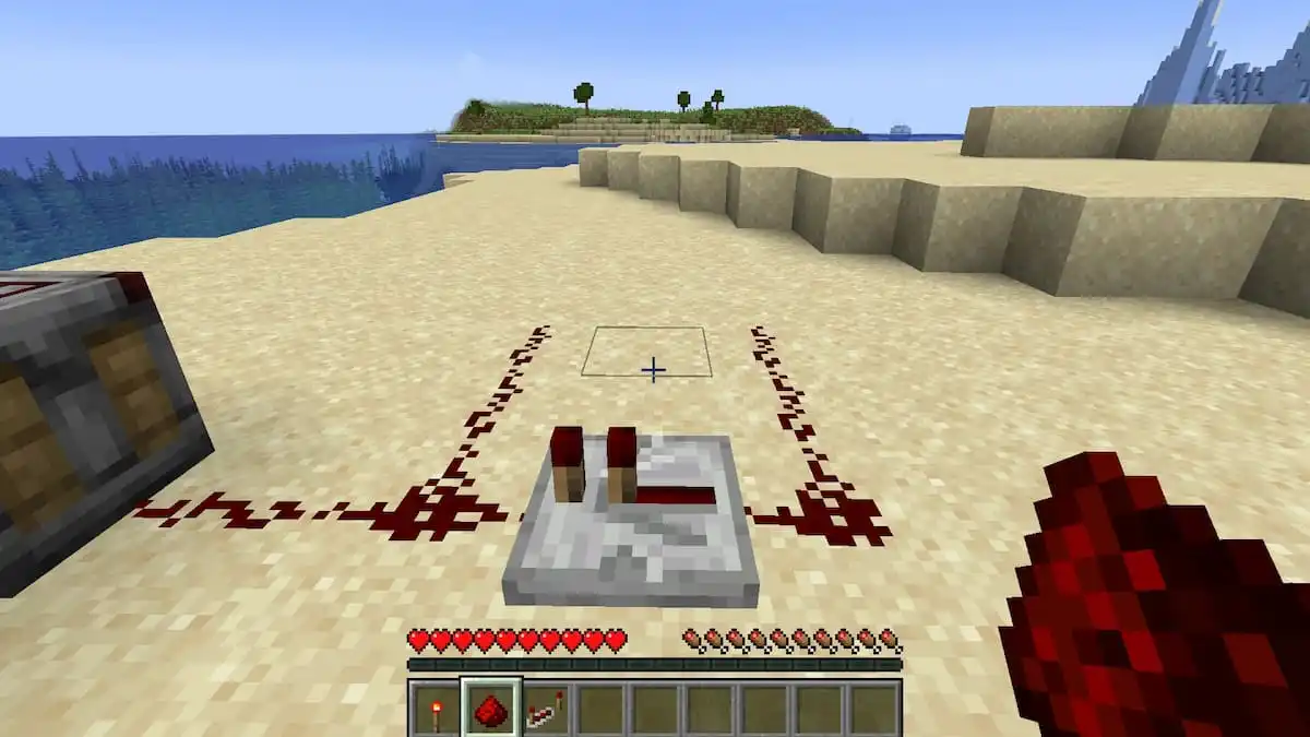 Placing the rest of the required Redstone in a Redstone Circuit