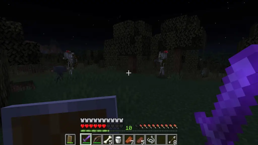 Two Bogged mobs hooking each other in Minecraft