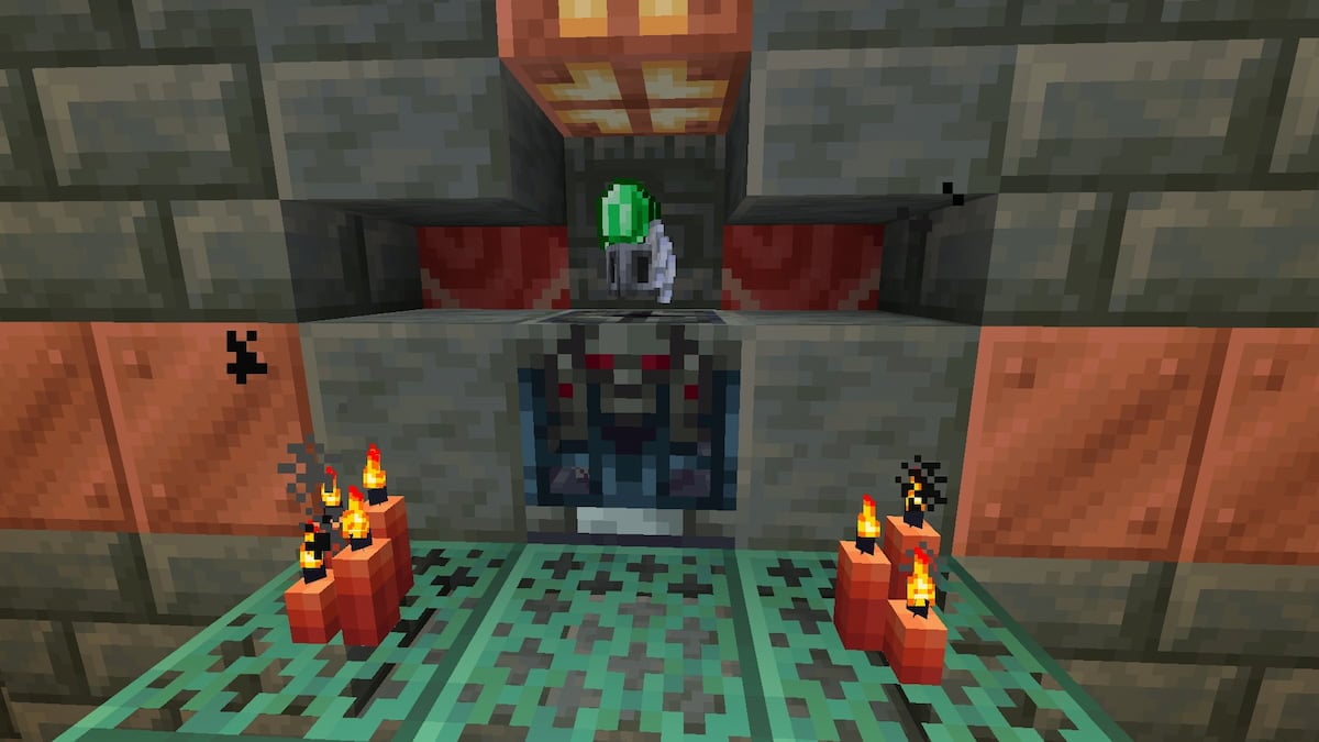 Getting a Heavy Core from an Ominous Vault in Minecraft
