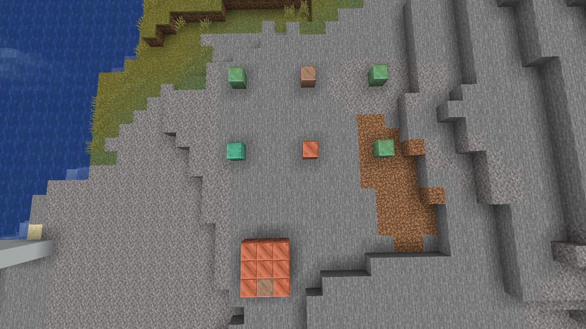 Finishing oxidizing Copper Blocks in Minecraft